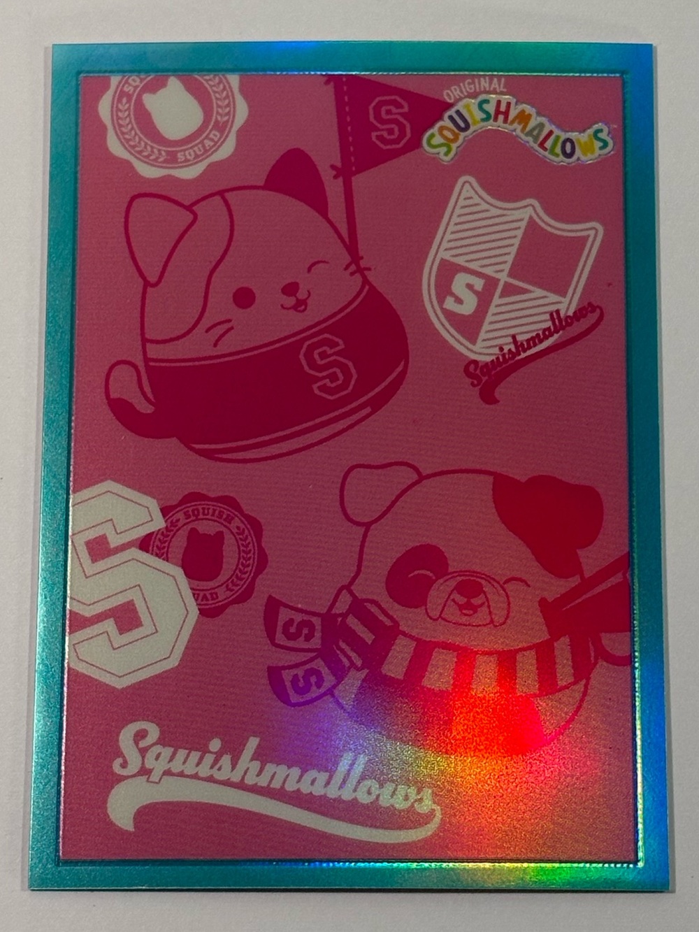 [5/$20] 2025 PANINI SQUISHMALLOWS SERIES 2 UNVERSITY #8 HOLO PRIZM TRADING CARD